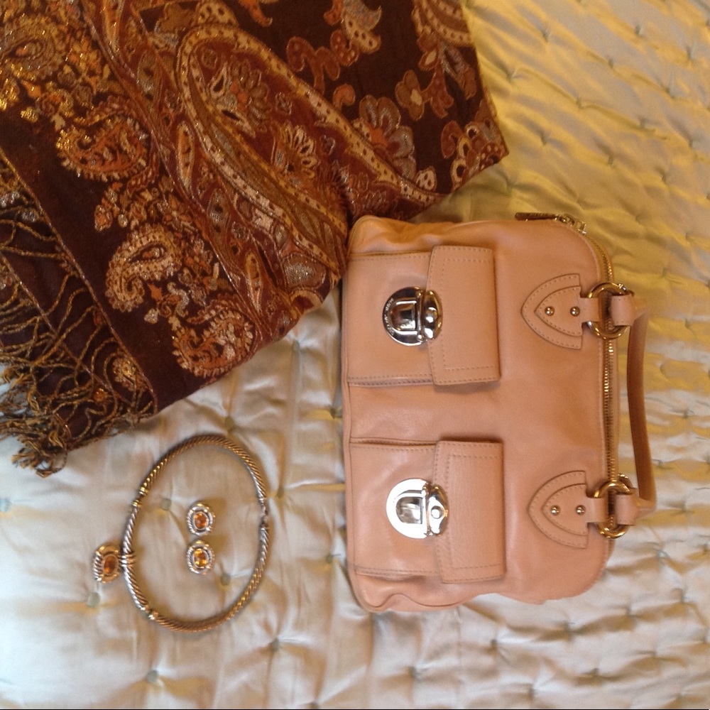 Marc Jacobs Beige Leather Doctors Bag